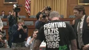 Michael Fanone in Dropkick Murphys shirt