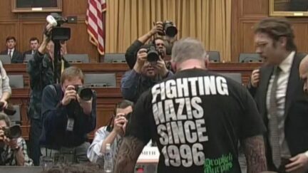 Michael Fanone in Dropkick Murphys shirt