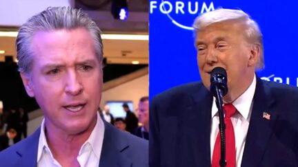 Gavin Newsom Claims His Trump 'Kneepads' Rant Was a Hit With World Leaders