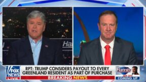 Sean Hannity and Eric Schmitt