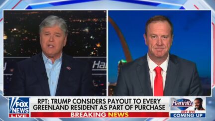 Sean Hannity and Eric Schmitt