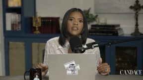 Candace Owens claiming Charlie Kirk was a time traveler