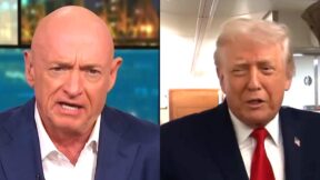Sen. Mark Kelly Taunts Trump On MSNOW After Censure News