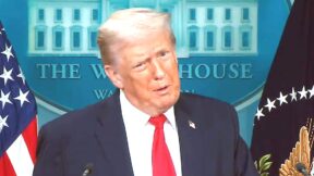 Trump Veers Off At Bombshell Presser To Brag That His Mom Said He Was Great at Baseball: 'Thanks Mom!'