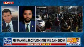 Will Cain and Maxwell Frost