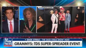 Jesse Watters and Sage Steele