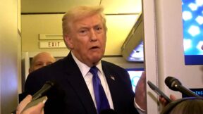 Trump Gives Convoluted Racist Video Excuse As Reporters Probe 'Staffer' Claim