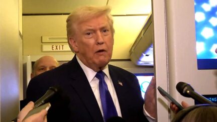 Trump Gives Convoluted Racist Video Excuse As Reporters Probe 'Staffer' Claim