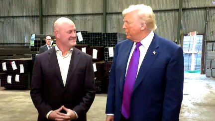 Trump Riffs On Being 'Kissed Violently' By Plant Manager In Escalating Rants