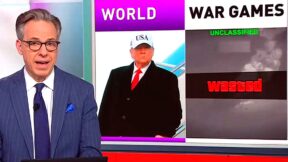 CNN's Jake Tapper Blasts Bonkers Trump War Videos Hyping Villains, Treating War 'Like a Game'