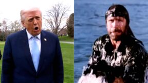 'Oh! He Did' Trump Finds Out Chuck Norris Died Live On Air From Reporter — Hours After News Broke