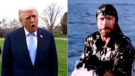 'Oh! He Did' Trump Finds Out Chuck Norris Died Live On Air From Reporter — Hours After News Broke