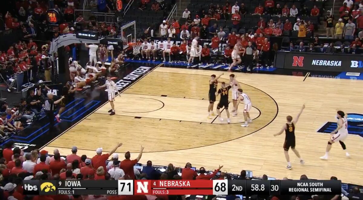 Nebraska Iowa basketball