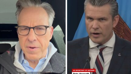Jake Tapper post about Hegseth