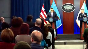 War Chiefs Confronted Over Trump Threat — Blow Off Shouted War Crimes Question