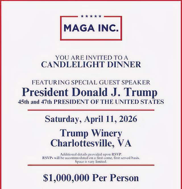 Trump $1 Million-Per-Person 'Candlelight' Fundraiser