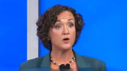 Katie Porter Lashes Out at Trump in Flailing Response To Nasty Debate Question on Viral Meltdowns