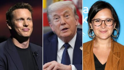 Larry Ellison, Donald Trump, Bari Weiss