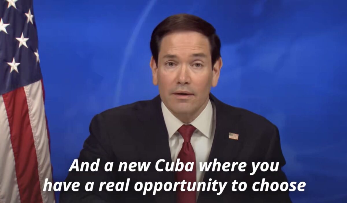 Marco Rubio video message to Cubans