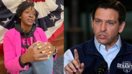 Florida State Rep. Angie Nixon, Florida Gov. Ron DeSantis