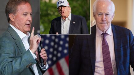 Ken Paxton, Donald Trump, John Cornyn
