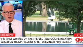 CNN Expert Company Shot Down Trump Reflecting Pool Project Before He Gave it To His Pool Guys