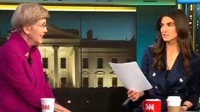 CNN's Kaitlan Collins Reads Trump 'Pocahontas' Attack To Elizabeth Warren Amid Housing Bill Fracas