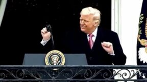 Trump dancing