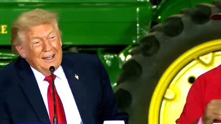 Trump Gushes Over Dude Who's a 'Hell of a Physical Specimen' in Viral Moment