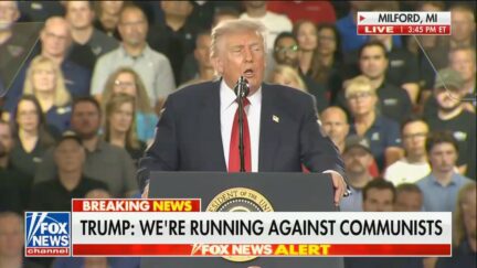 Trump at MI rally