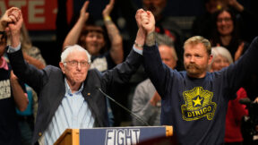 Bernie Sanders and Graham Platner