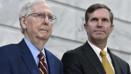 Mitch McConnell and Andy Beshear