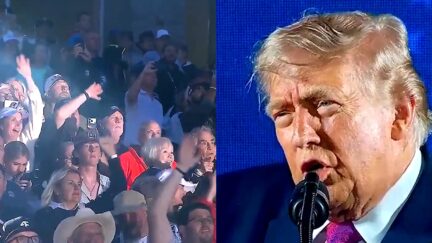 Freedom 250 Crowd Roars as Trump Blurts 'In America We Speak English!' — Then Drops Assassination Tagline