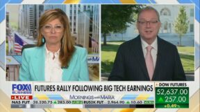 Kevin Hassett with Maria Bartiromo