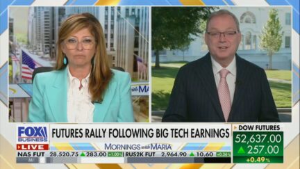 Kevin Hassett with Maria Bartiromo