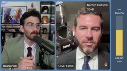 Hasan Piker, Oliver Larkin
