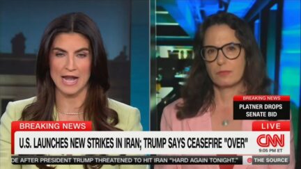 Kaitlan Collins Maggie Haberman in a split screen