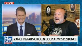 Griff Jenkins saying pigeons don't lay eggs