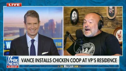 Griff Jenkins saying pigeons don't lay eggs