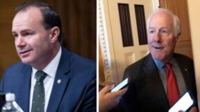 Sen. Mike Lee (R-UT) and Sen. John Cornyn (R-TX)