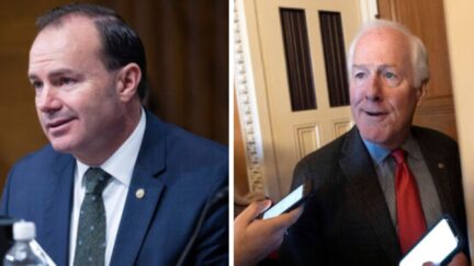 Sen. Mike Lee (R-UT) and Sen. John Cornyn (R-TX)