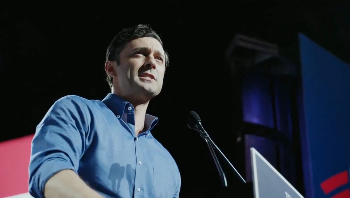 Jon Ossoff Takes a Swipe at Trump’s Close Relationship With Aide Natalie Harp
