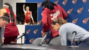 Indiana Fever players and the head coach run off after PR shuts down a question on Sophie Cunningham
