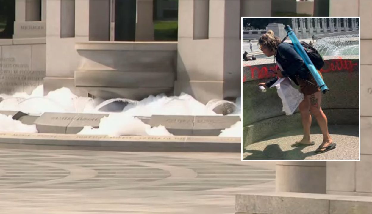 WWII Memorial vandalism