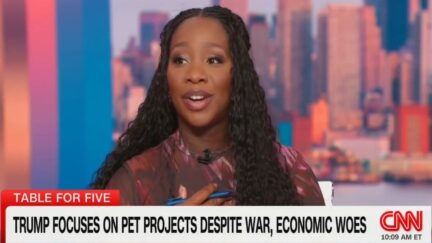 Abby Phillip hosting CNN's Table for Five