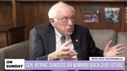 Bernie Sanders argues the Democratic establishment is 