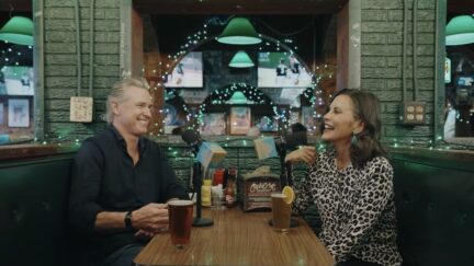 Gavin Newsom interviewing Gretchen Whitmer