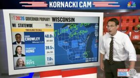 Steve Kornacki reacting to some Francesca Hong voting info on elecion night