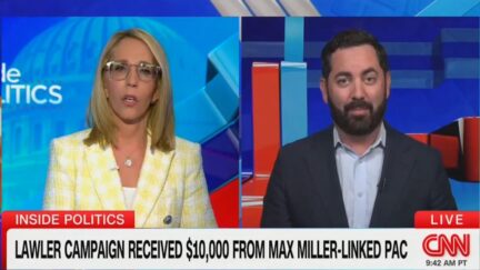 Dana Bash interviewing Mike Lawler on CNN
