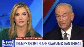 Katie Pavlich interviewing Bill O'Reilly on NewsNation